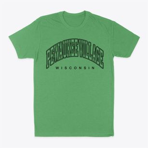 Pewaukee Village Wisconsin Inline Classic Dad T-Shirt