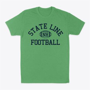 State Line New Hampshire Football Classic Dad T-Shirt