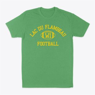 Lac Du Flambeau Wisconsin Football Classic Dad T-Shirt