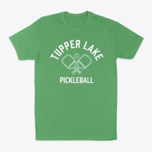 Tupper Lake New York Pickleball Classic Dad T-Shirt