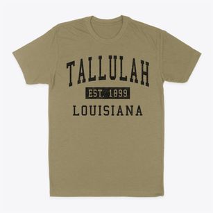 Tallulah Louisiana Classic Established Classic Dad T-Shirt