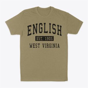 English West Virginia Classic Established Classic Dad T-Shirt