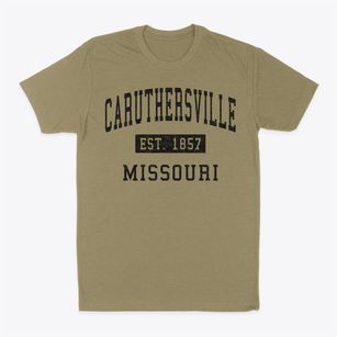 Caruthersville Missouri Classic Established Classic Dad T-Shirt
