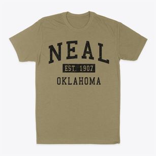 Neal Oklahoma Classic Established Classic Dad T-Shirt