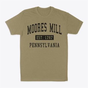Moores Mill Pennsylvania Classic Established Classic Dad T-Shirt