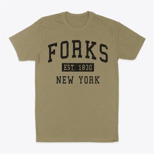 Forks New York Classic Established Classic Dad T-Shirt