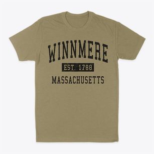 Winnmere Massachusetts Classic Established Classic Dad T-Shirt