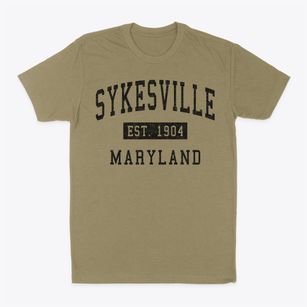 Sykesville Maryland Classic Established Classic Dad T-Shirt