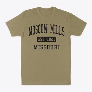 Moscow Mills Missouri Classic Established Classic Dad T-Shirt