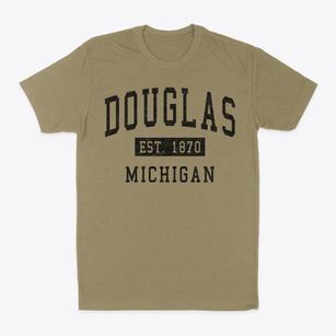 Douglas Michigan Classic Established Classic Dad T-Shirt