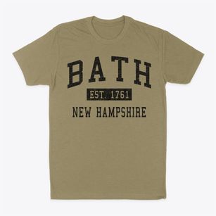Bath New Hampshire Classic Established Classic Dad T-Shirt