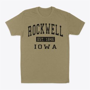 Rockwell Iowa Classic Established Classic Dad T-Shirt