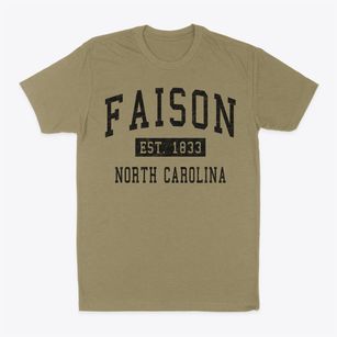 Faison North Carolina Classic Established Classic Dad T-Shirt