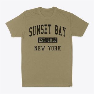 Sunset Bay New York Classic Established Classic Dad T-Shirt