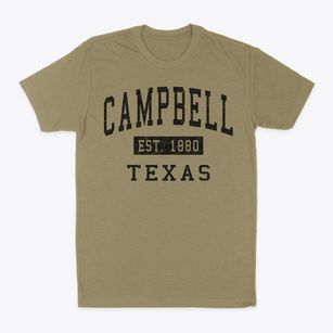 Campbell Texas Classic Established Classic Dad T-Shirt