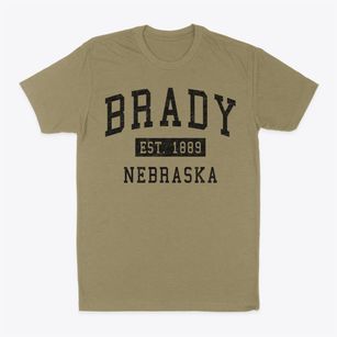 Brady Nebraska Classic Established Classic Dad T-Shirt