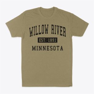 Willow River Minnesota Classic Established Classic Dad T-Shirt