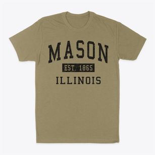 Mason Illinois Classic Established Classic Dad T-Shirt
