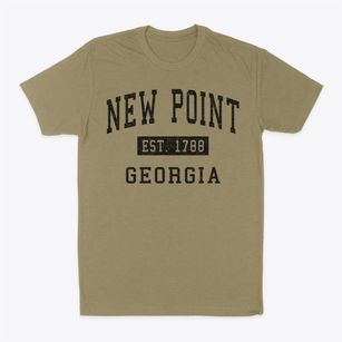 New Point Georgia Classic Established Classic Dad T-Shirt