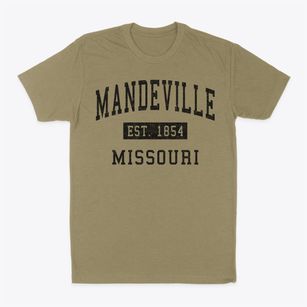 Mandeville Missouri Classic Established Classic Dad T-Shirt