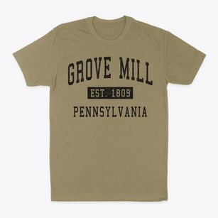 Grove Mill Pennsylvania Classic Established Classic Dad T-Shirt