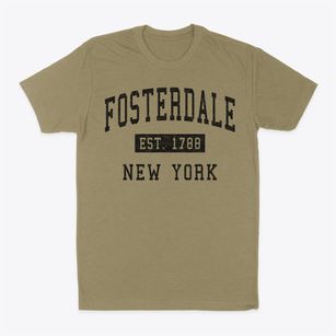 Fosterdale New York Classic Established Classic Dad T-Shirt