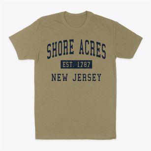 Shore Acres New Jersey Classic Established Classic Dad T-Shirt