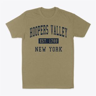 Hoopers Valley New York Classic Established Classic Dad T-Shirt