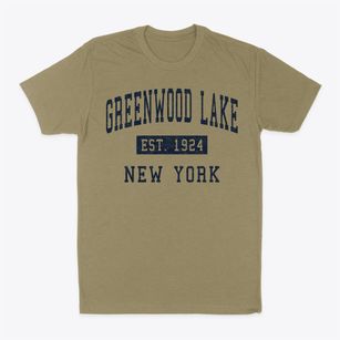 Greenwood Lake New York Classic Established Classic Dad T-Shirt