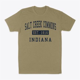 Salt Creek Commons Indiana Classic Established Classic Dad T-Shirt