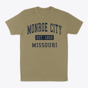 Monroe City Missouri Classic Established Classic Dad T-Shirt
