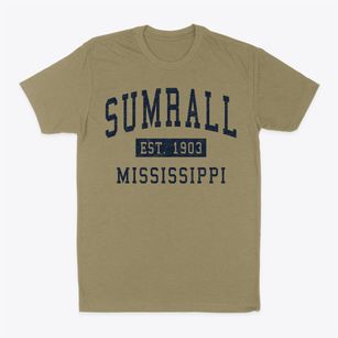 Sumrall Mississippi Classic Established Classic Dad T-Shirt