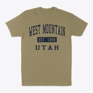 West Mountain Utah Classic Established Classic Dad T-Shirt
