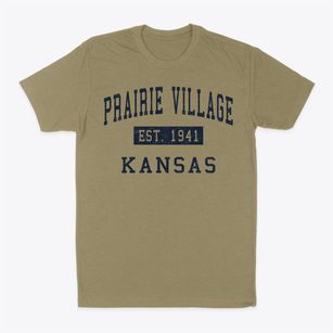 Prairie Village Kansas Classic Established Classic Dad T-Shirt