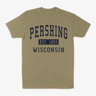 Pershing Wisconsin Classic Established Classic Dad T-Shirt