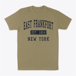 East Frankfort New York Classic Established Classic Dad T-Shirt