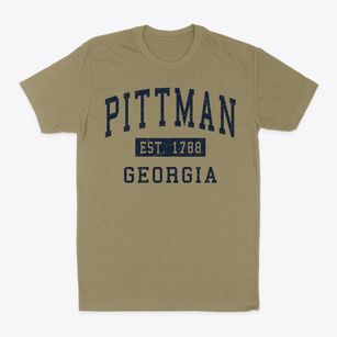 Pittman Georgia Classic Established Classic Dad T-Shirt
