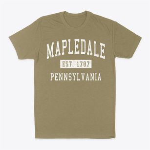 Mapledale Pennsylvania Classic Established Classic Dad T-Shirt