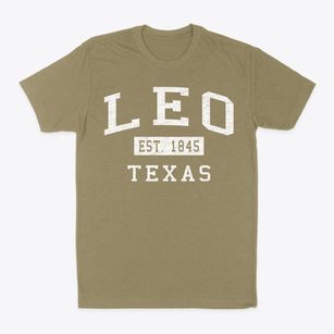 Leo Texas Classic Established Classic Dad T-Shirt