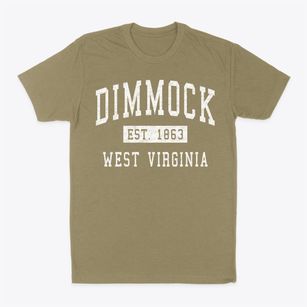 Dimmock West Virginia Classic Established Classic Dad T-Shirt