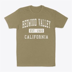 Redwood Valley California Classic Established Classic Dad T-Shirt