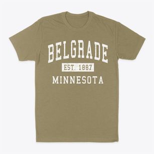 Belgrade Minnesota Classic Established Classic Dad T-Shirt