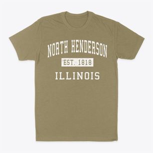 North Henderson Illinois Classic Established Classic Dad T-Shirt