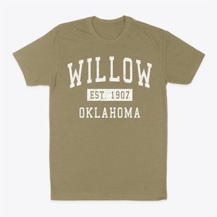 Willow Oklahoma Classic Established Classic Dad T-Shirt