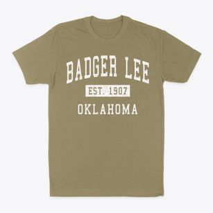 Badger Lee Oklahoma Classic Established Classic Dad T-Shirt
