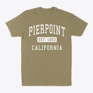 Pierpoint California Classic Established Classic Dad T-Shirt