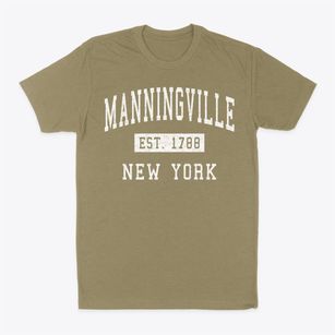 Manningville New York Classic Established Classic Dad T-Shirt