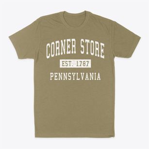 Corner Store Pennsylvania Classic Established Classic Dad T-Shirt