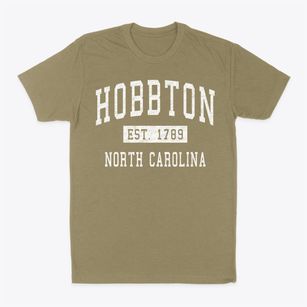 Hobbton North Carolina Classic Established Classic Dad T-Shirt