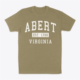 Abert Virginia Classic Established Classic Dad T-Shirt